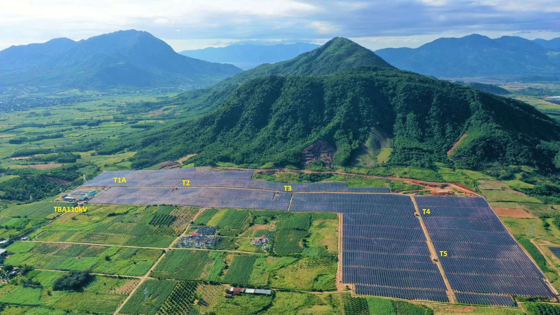 Successfully powered up the Trung Son solar power plant